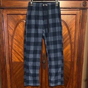 Lucky Brand Men's Navy Checkered Pajama Pants